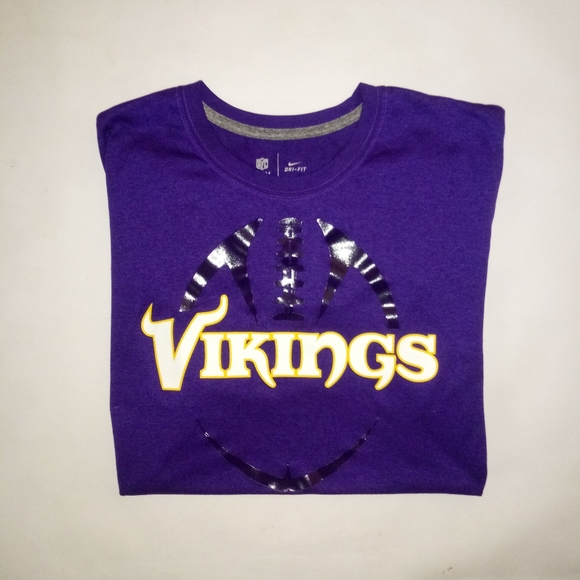 vikings dri fit t shirt